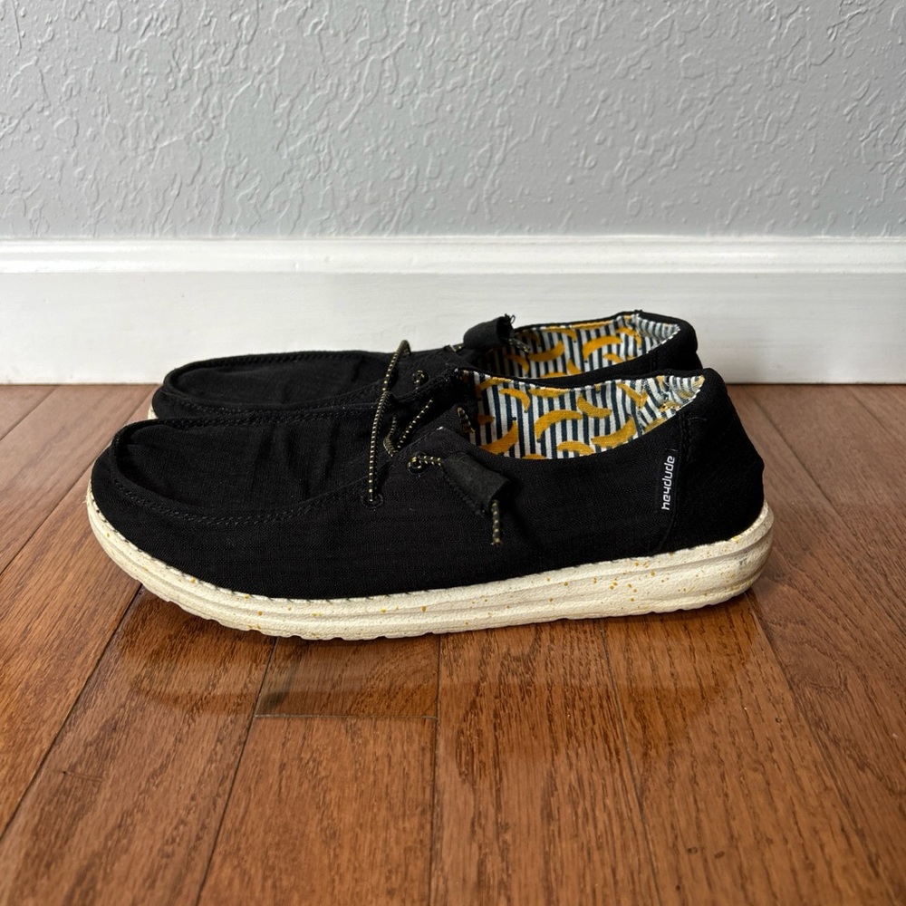 Hey Dude Women's Black Casual Shoes